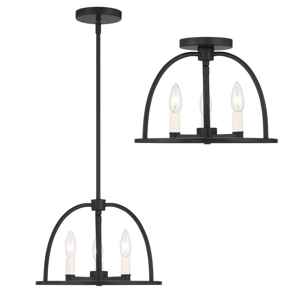 Abbott 3 Light Mini Chandelier