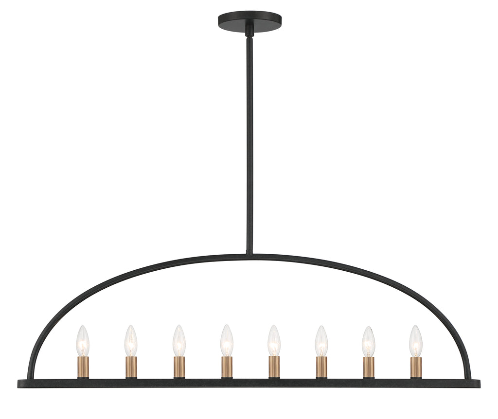 Abbott 8 Light Linear Chandelier