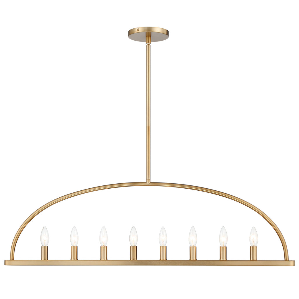 Abbott 8 Light Linear Chandelier