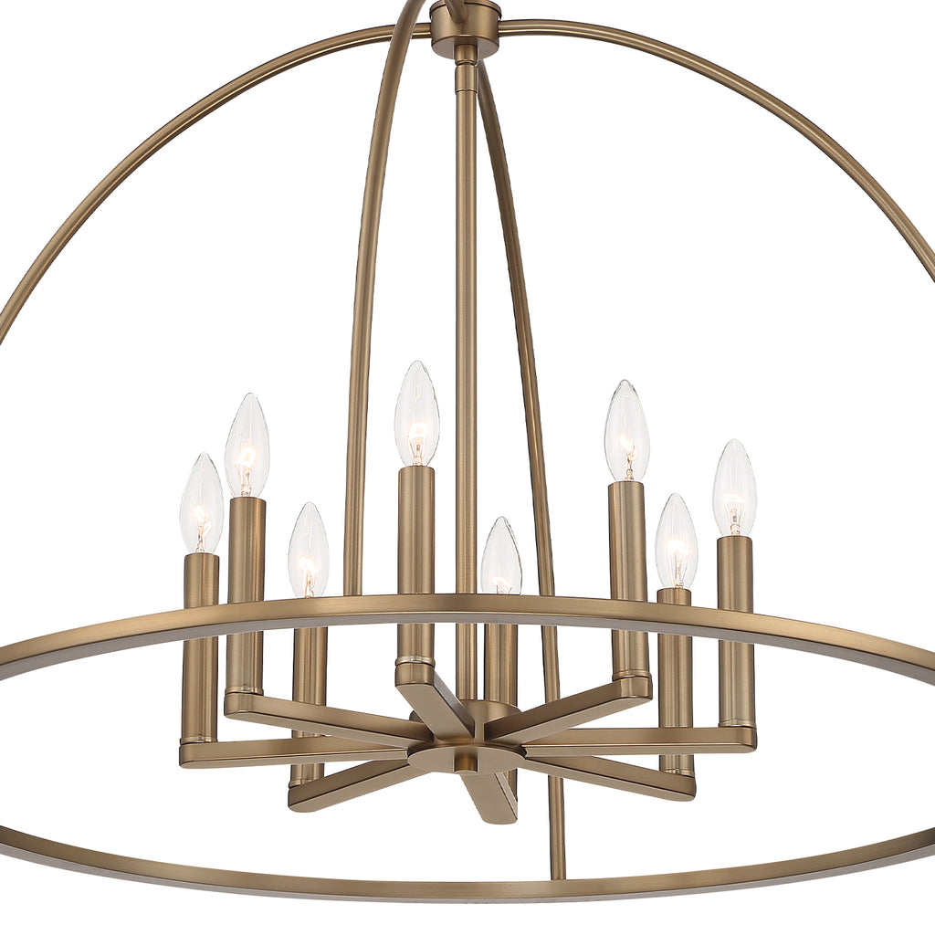 Abbott 8 Light Lantern Chandelier