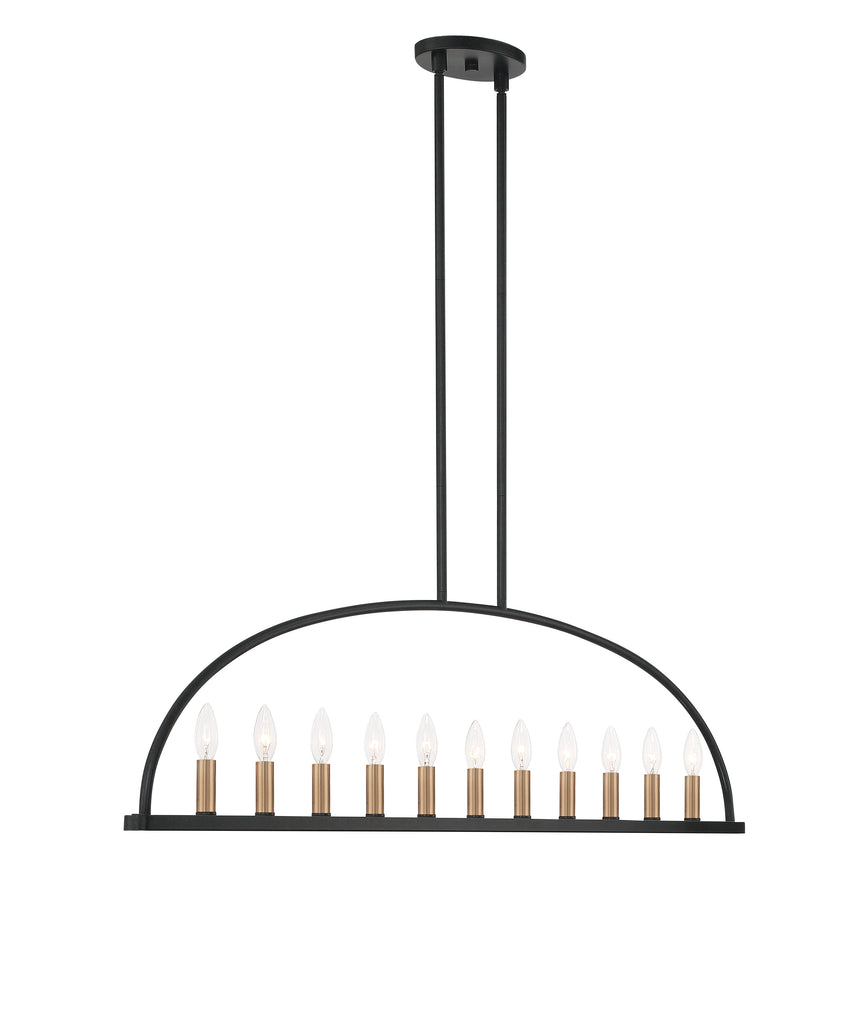 Abbott 11 Light Linear Chandelier