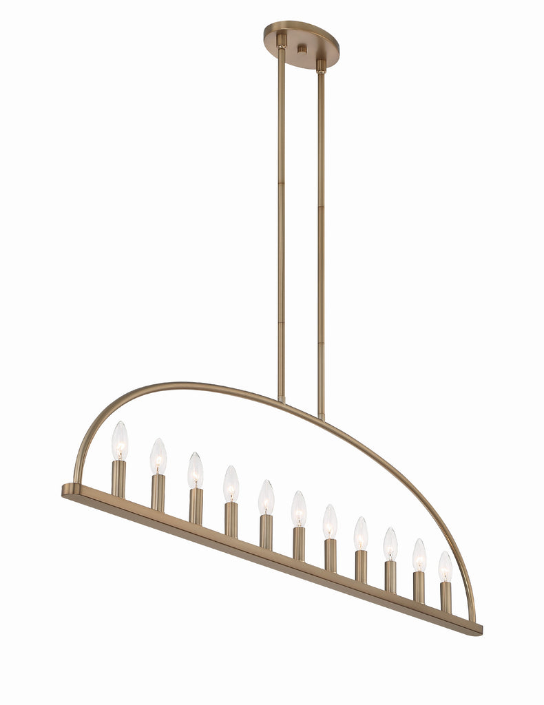 Abbott 11 Light Linear Chandelier