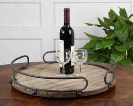 Acela Round Wine Tray