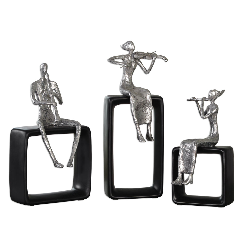 Musical Ensemble Statues, Set of 3