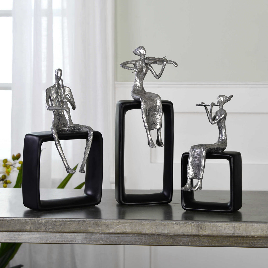 Musical Ensemble Statues, Set of 3