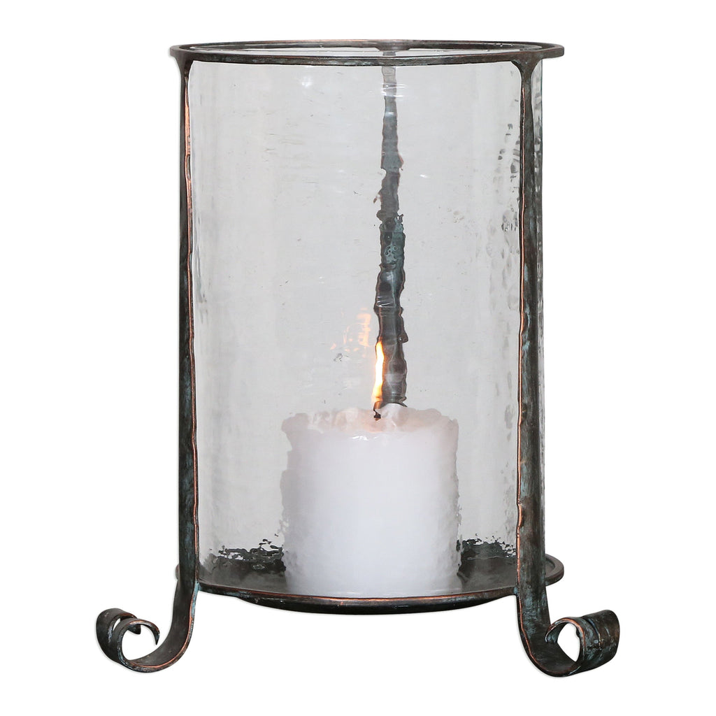 Nicia Bronze Candleholder