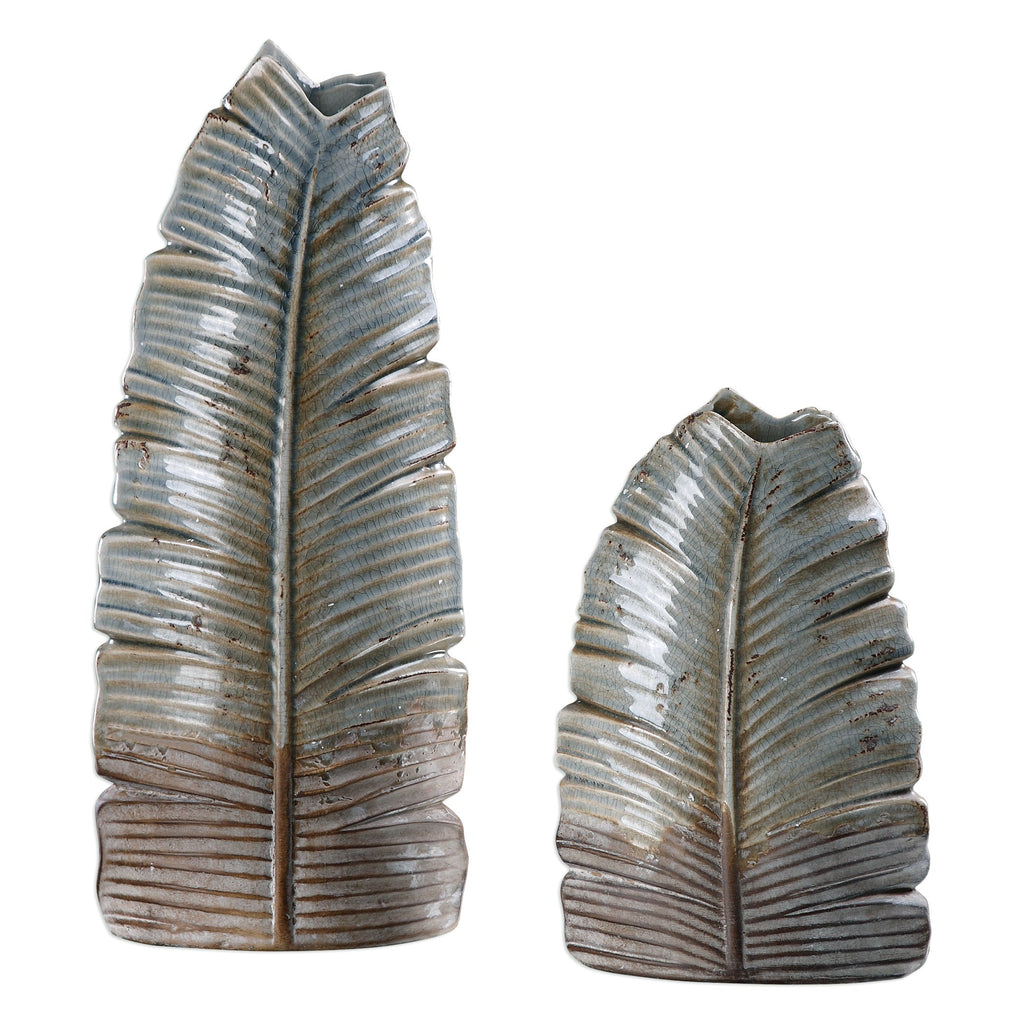 Invano Leaf Vases Set of 2