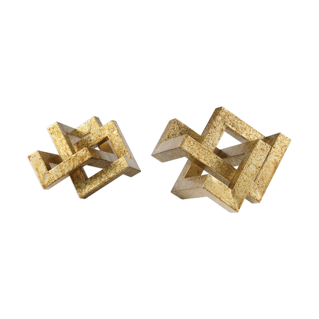 Ayan Gold Accents, Set of 2