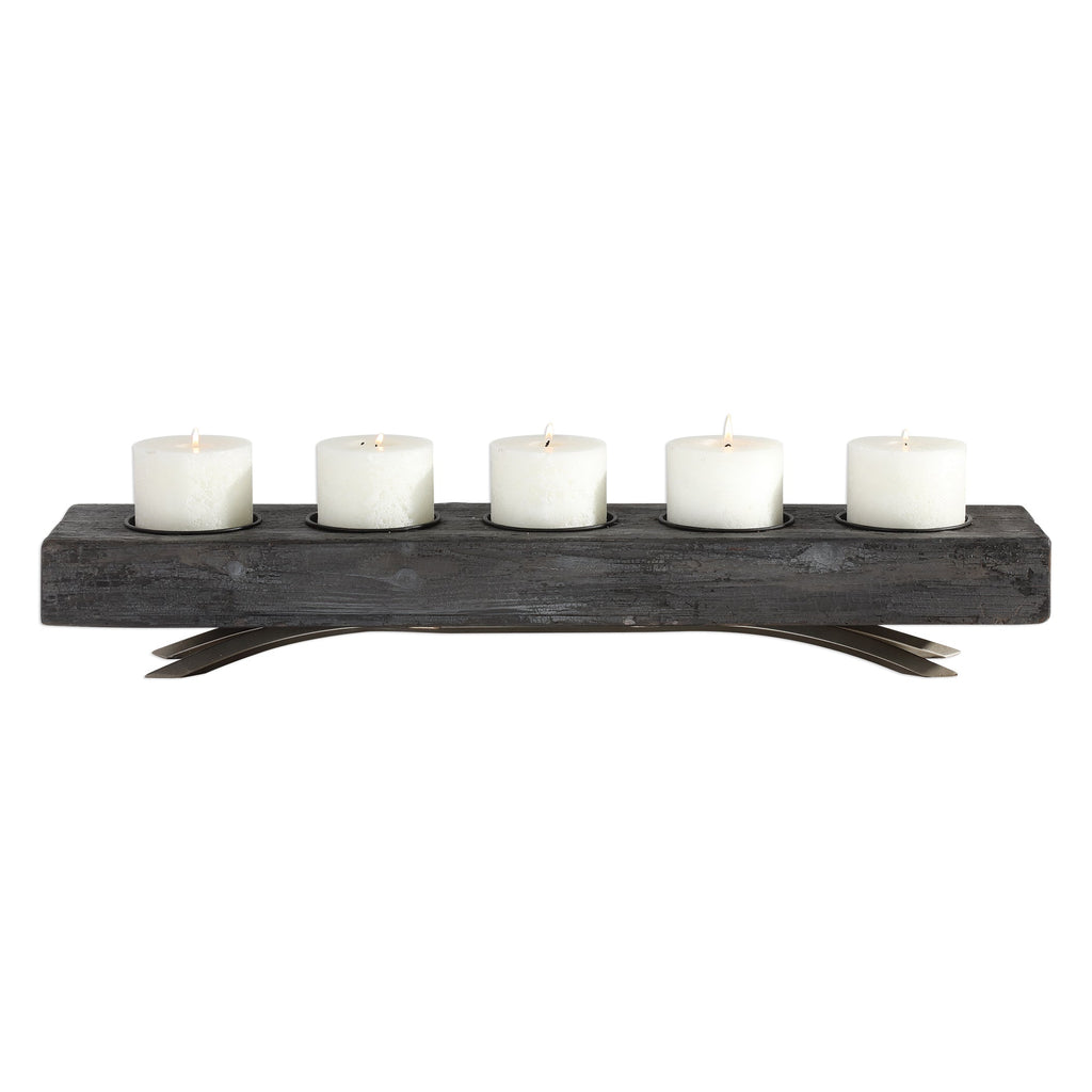 Callum Wooden Candleholder