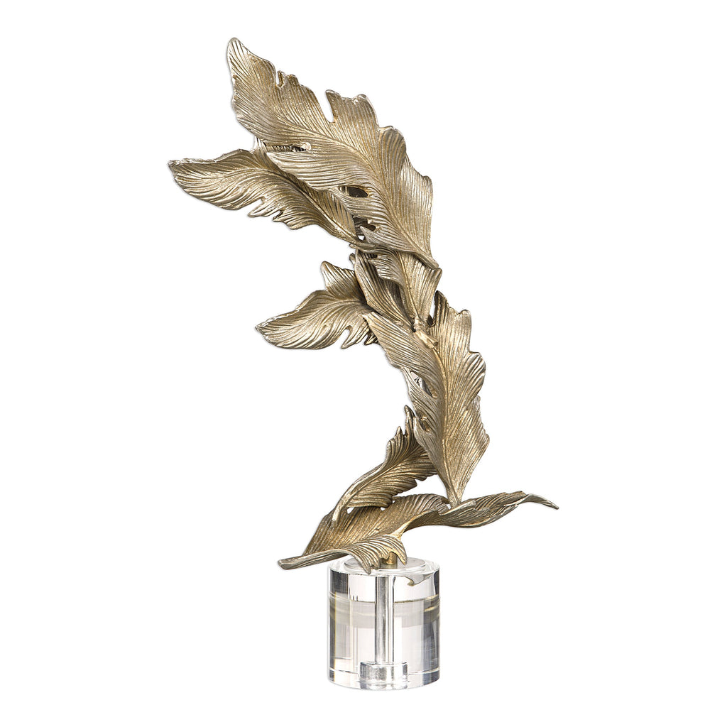 Fall Leaves Champagne Sculpture