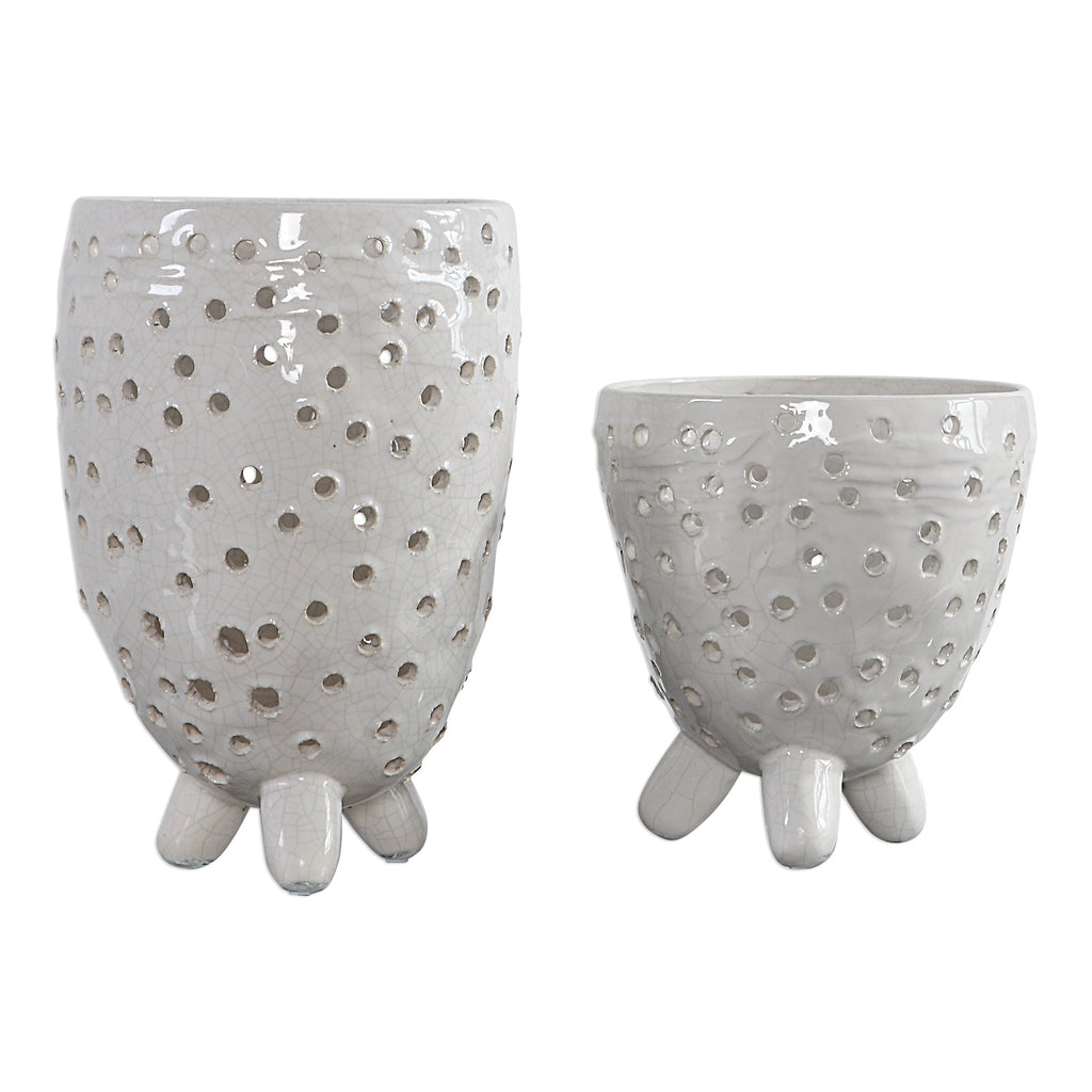 Milla Mid-Century Modern Vases, Set of 2