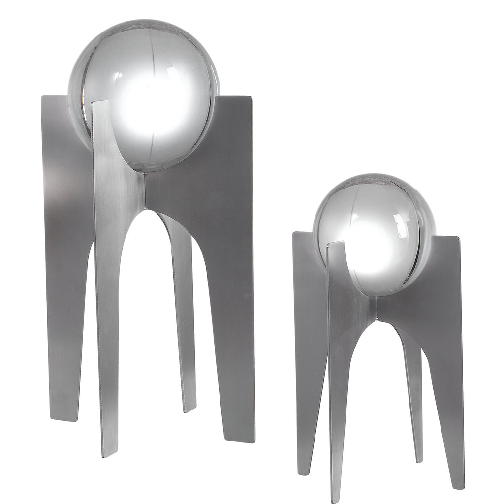 Ellianna Silver Sculpture, Set/2