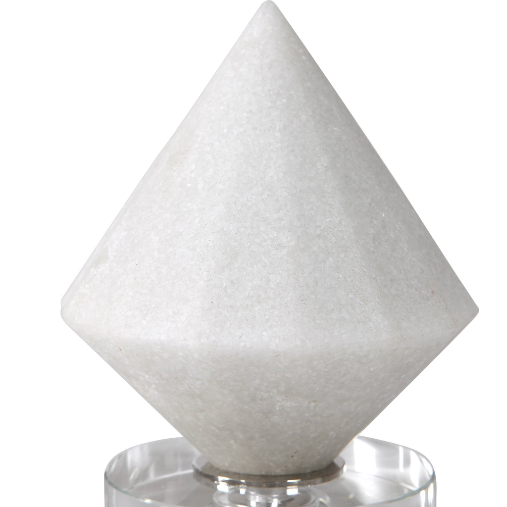 Alize White Stone Sculptures Set of 3