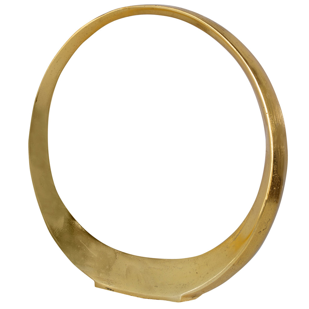 Jimena Gold Large Ring Sculpture