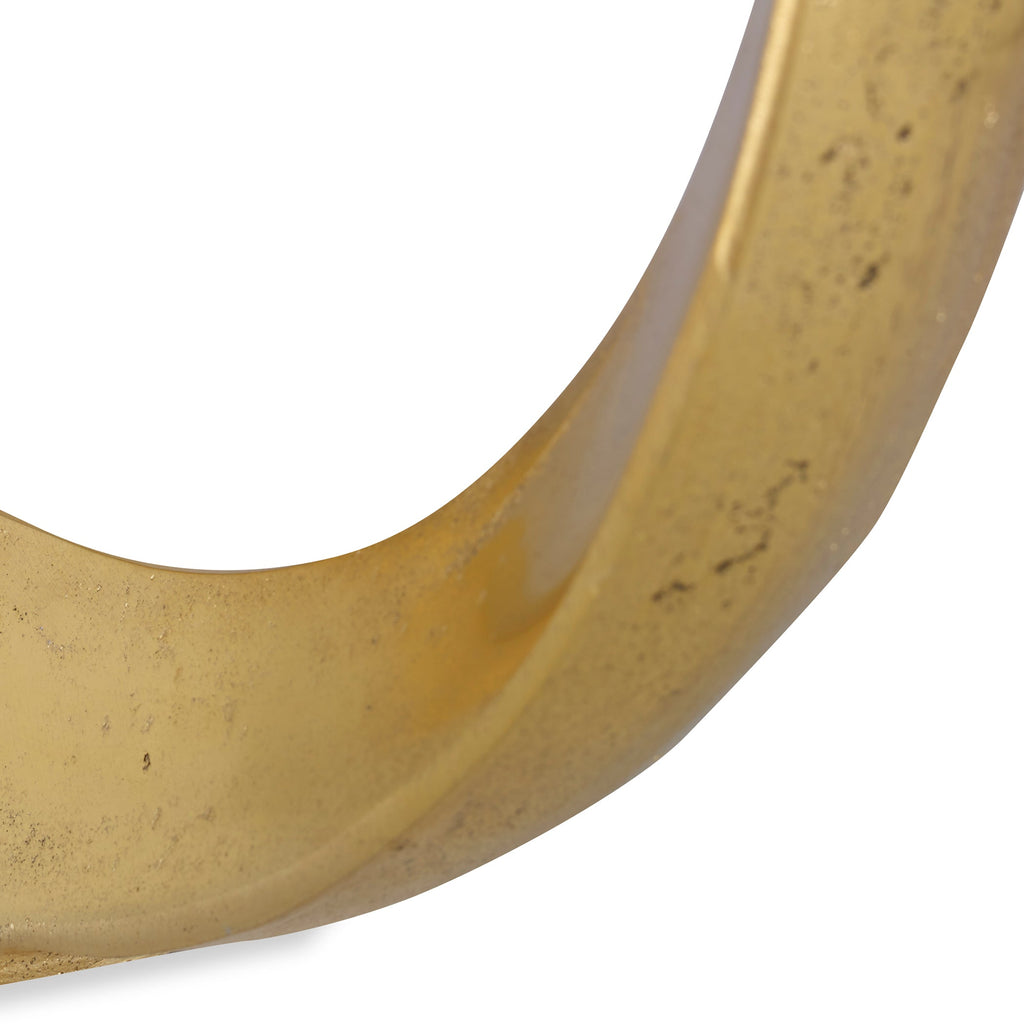 Jimena Gold Large Ring Sculpture