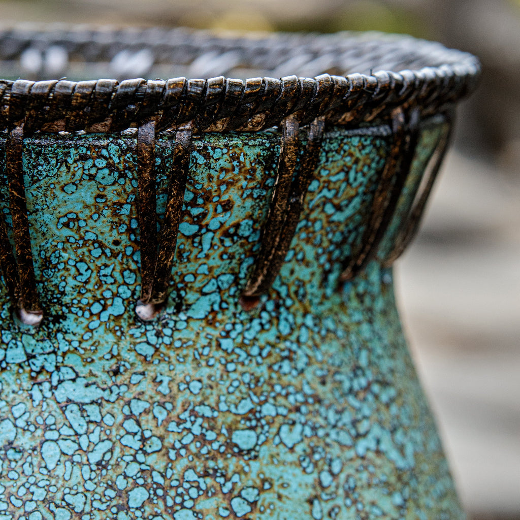 Bisbee Turquoise Vases,Set of 2