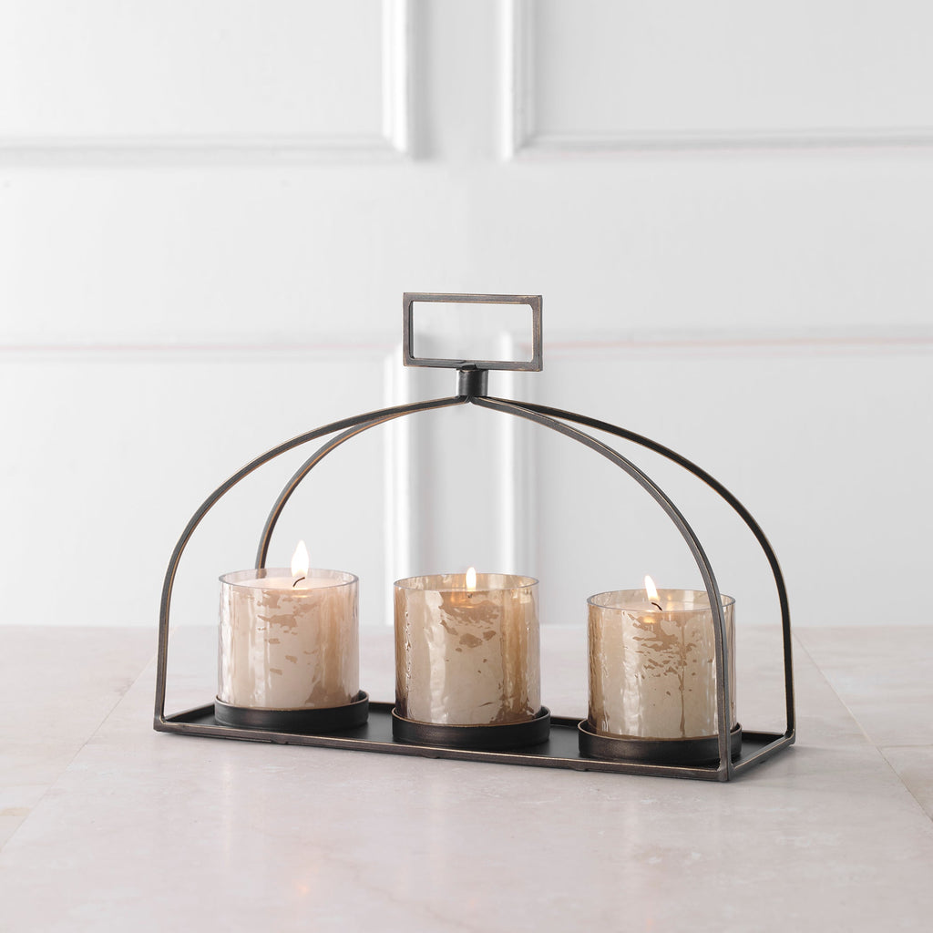 Riad Triple Candleholder