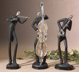 Musicians Decorative Figurines, Set/3