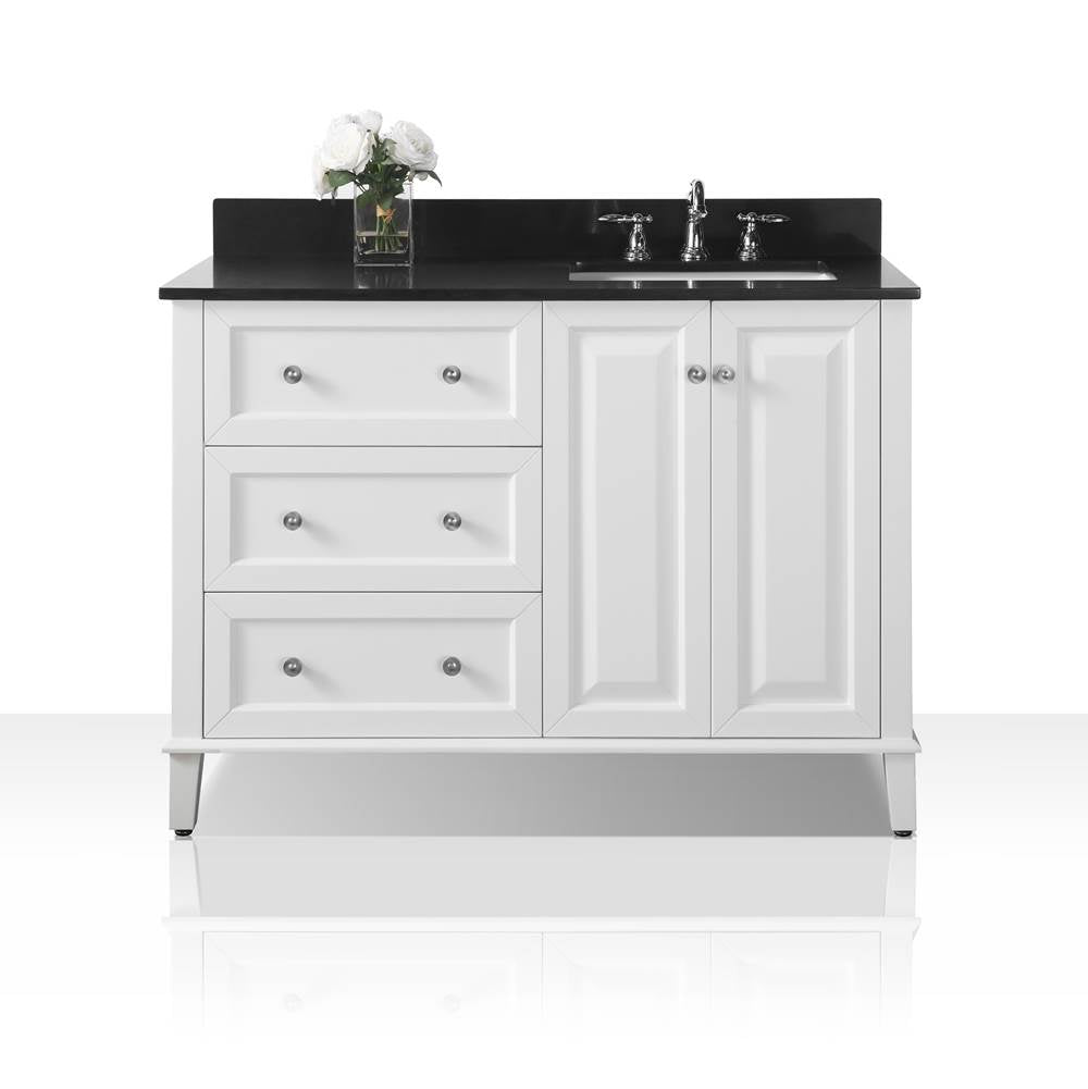 Hannah 48 Inch Off-Centered Bath Vanity Set