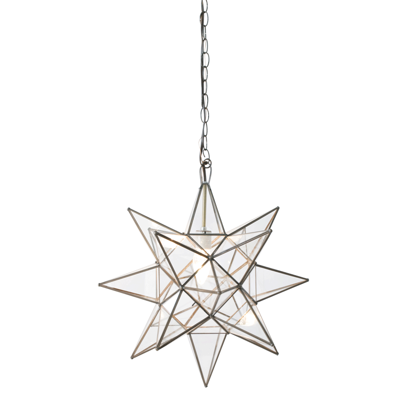 Clear Star Chandelier - XL