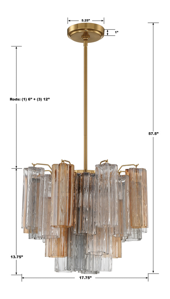 Addis 4 Light Mini Chandelier