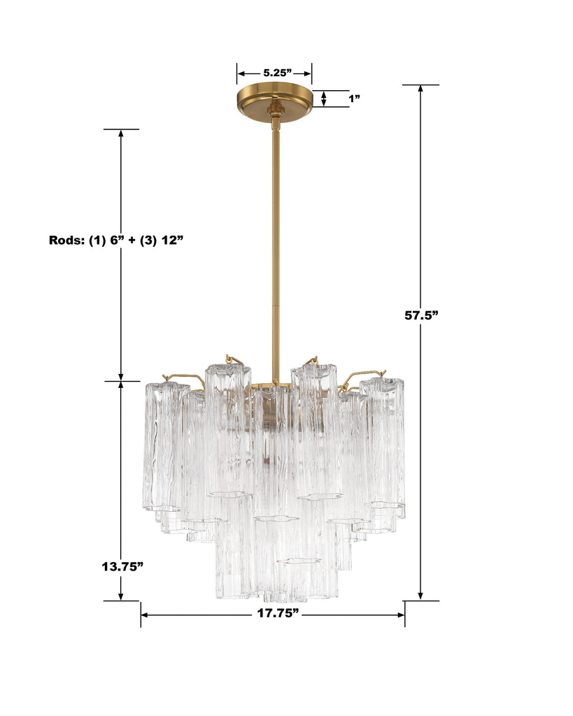 Addis 4 Light Mini Chandelier