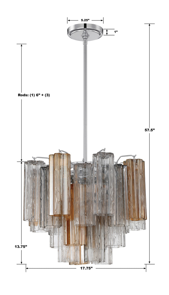 Addis 4 Light Mini Chandelier