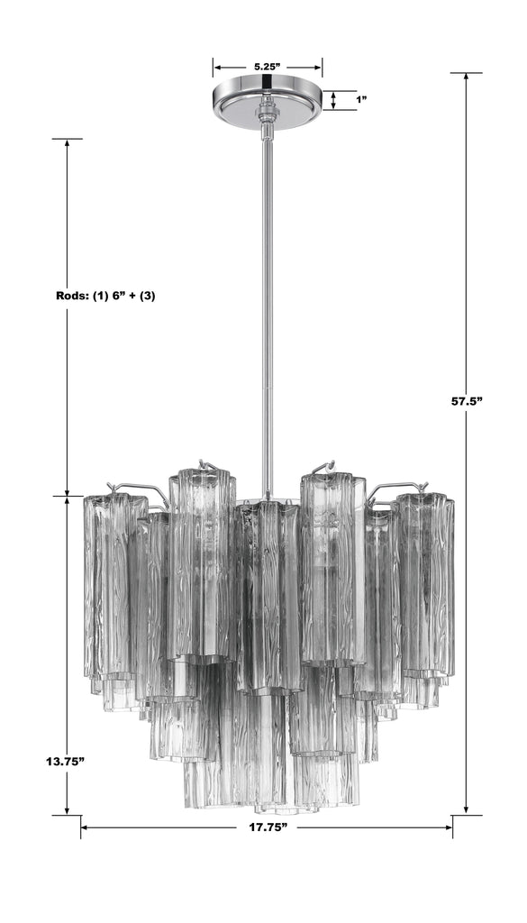 Addis 4 Light Semi Flush