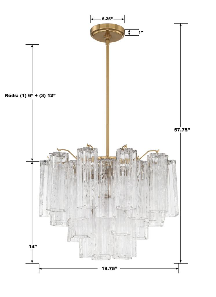 Addis 6 Light Chandelier