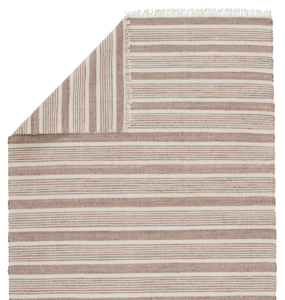 Vibe by Jaipur Living Kahlo Natural Striped Taupe/ Cream Area Rug