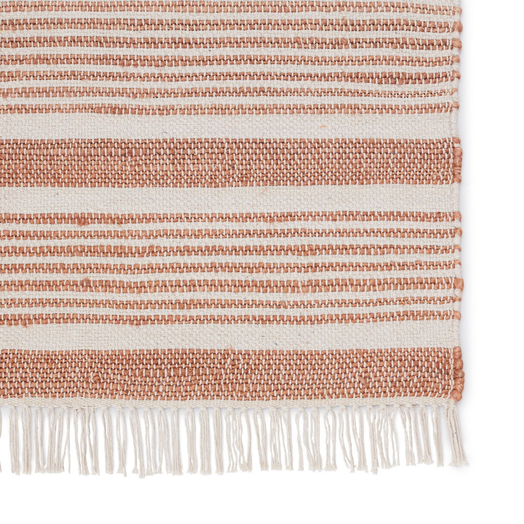Vibe by Jaipur Living Kahlo Natural Striped Tan/ Cream Area Rug