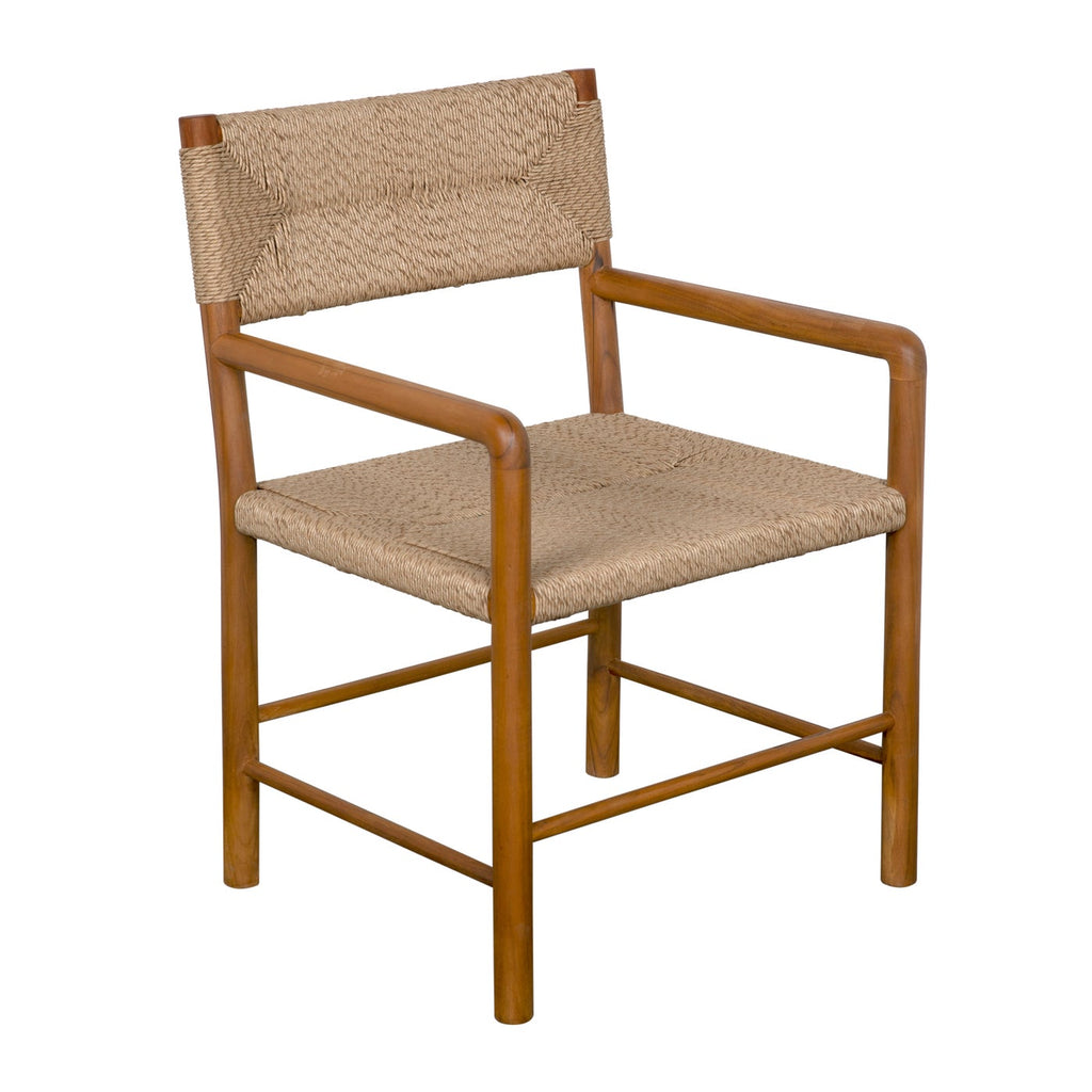 Franco Arm Chair, Teak With Synthetic Woven