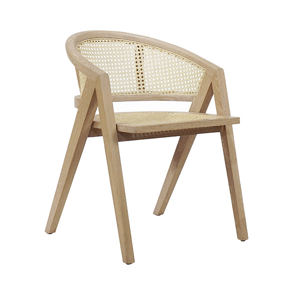 Aero Dining Chair, Cerused Oak