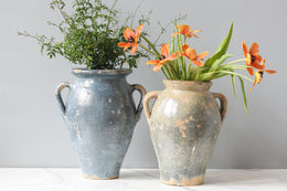 Found Amphora, Assorted Blue/Green Tones