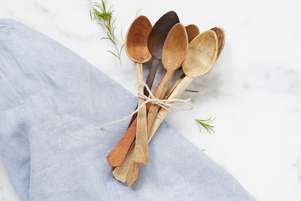 Found Wooden Serving Spoon