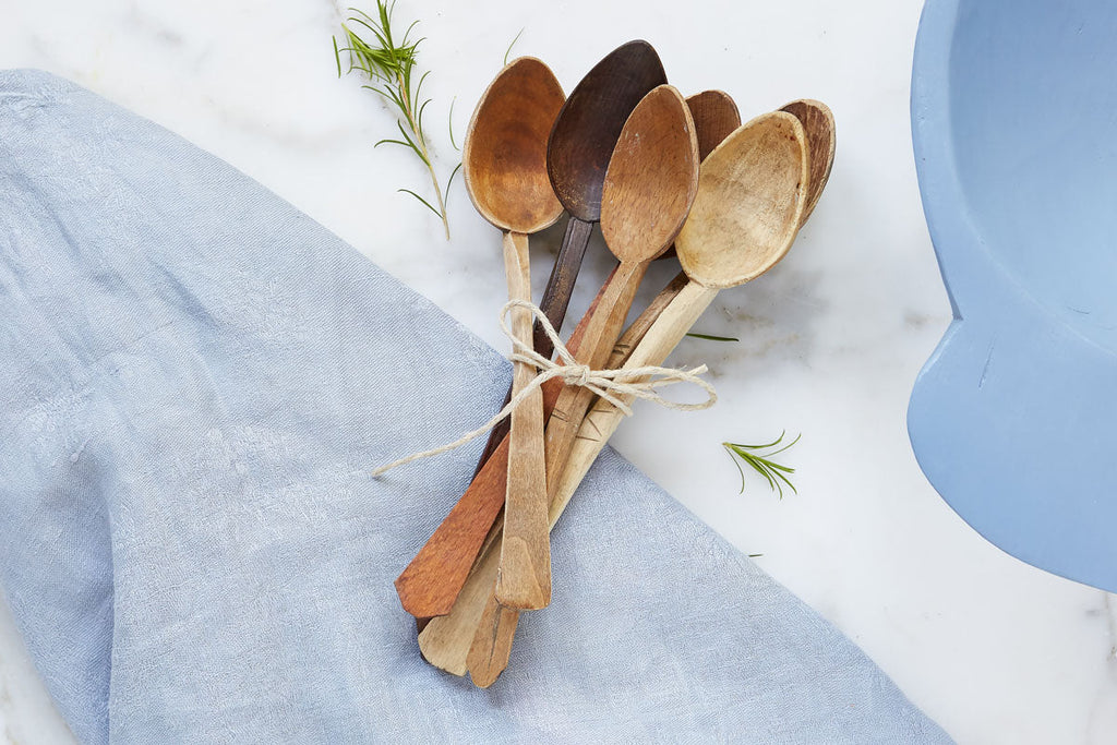 Found Wooden Serving Spoon