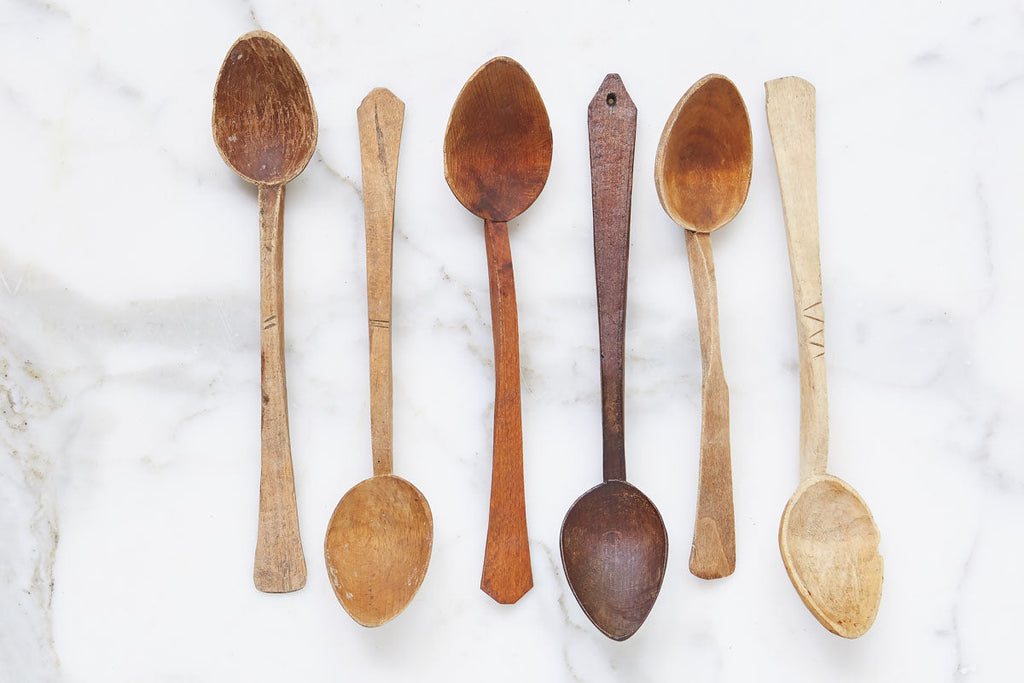 Found Wooden Serving Spoon