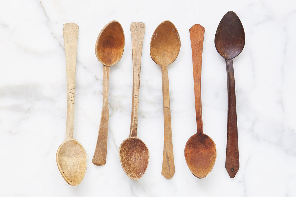 Found Wooden Serving Spoon