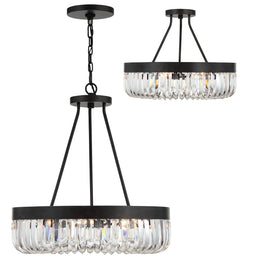 Alister 8 Light Semi Flush