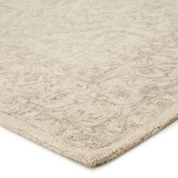 Jaipur Living Lena Handmade Medallion Light Gray/ Cream Runner Rug