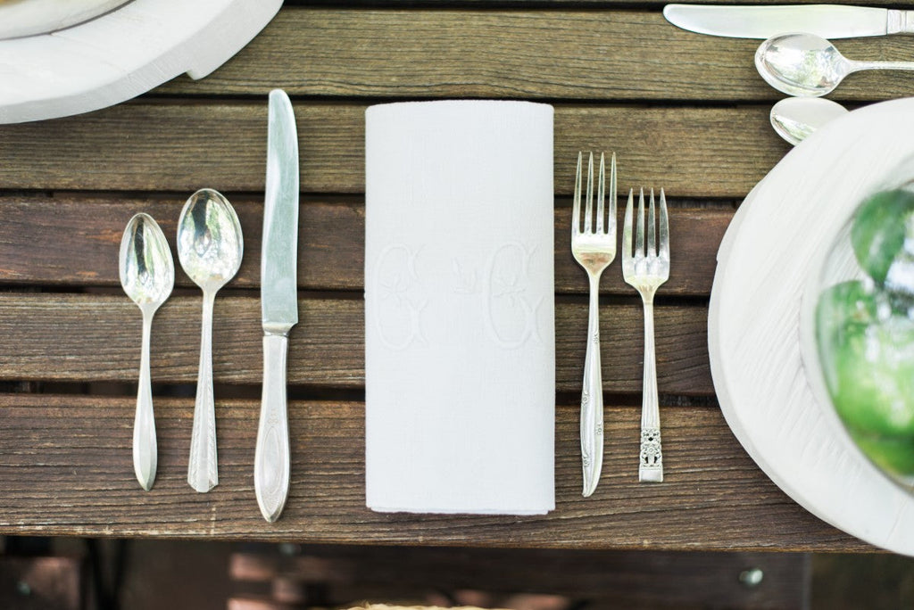 Found Silver Plate Flatware, Set of 5