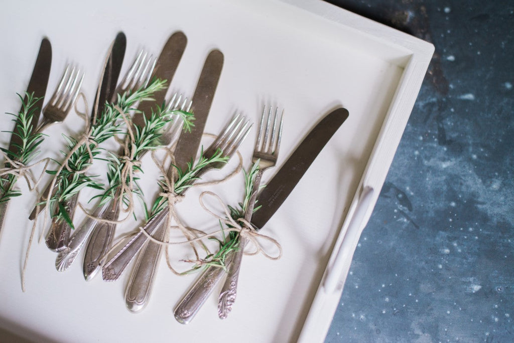 Found Silver Plate Flatware, Set of 5