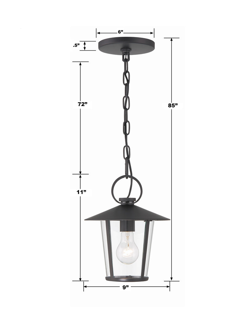 Andover 1 Light Outdoor Pendant