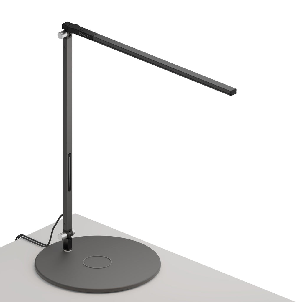 Z-Bar Solo Desk Lamp with Wireless Charging Qi Base