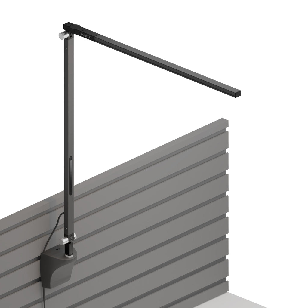 Z-Bar Solo Desk Lamp with Slatwall Mount