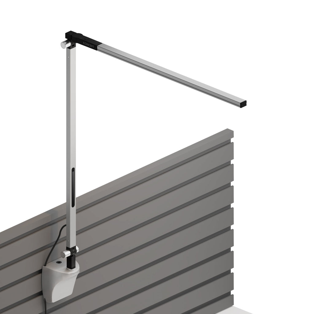 Z-Bar Solo Desk Lamp with Slatwall Mount