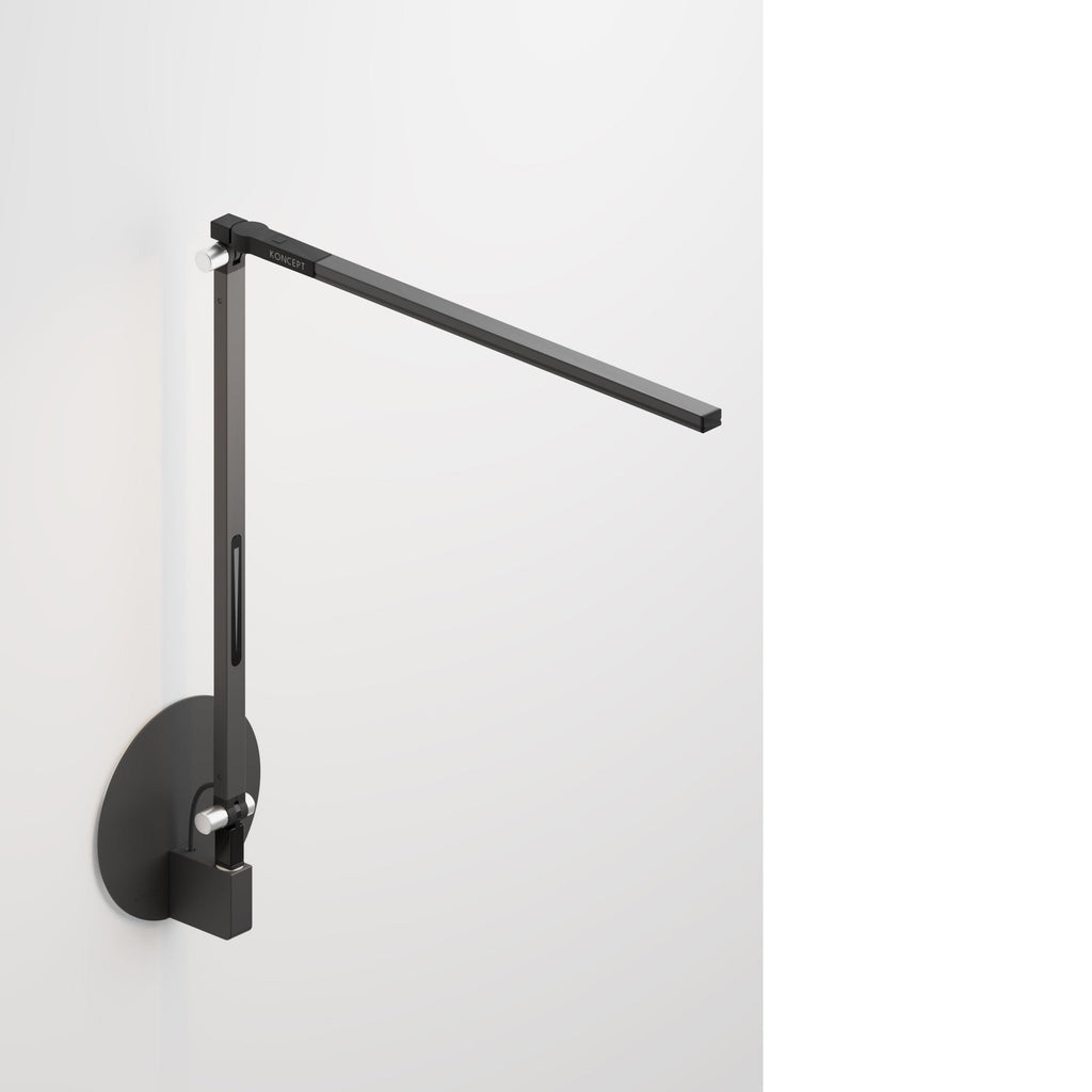 Z-Bar Solo Mini Desk Lamp with Hardwire Wall Mount