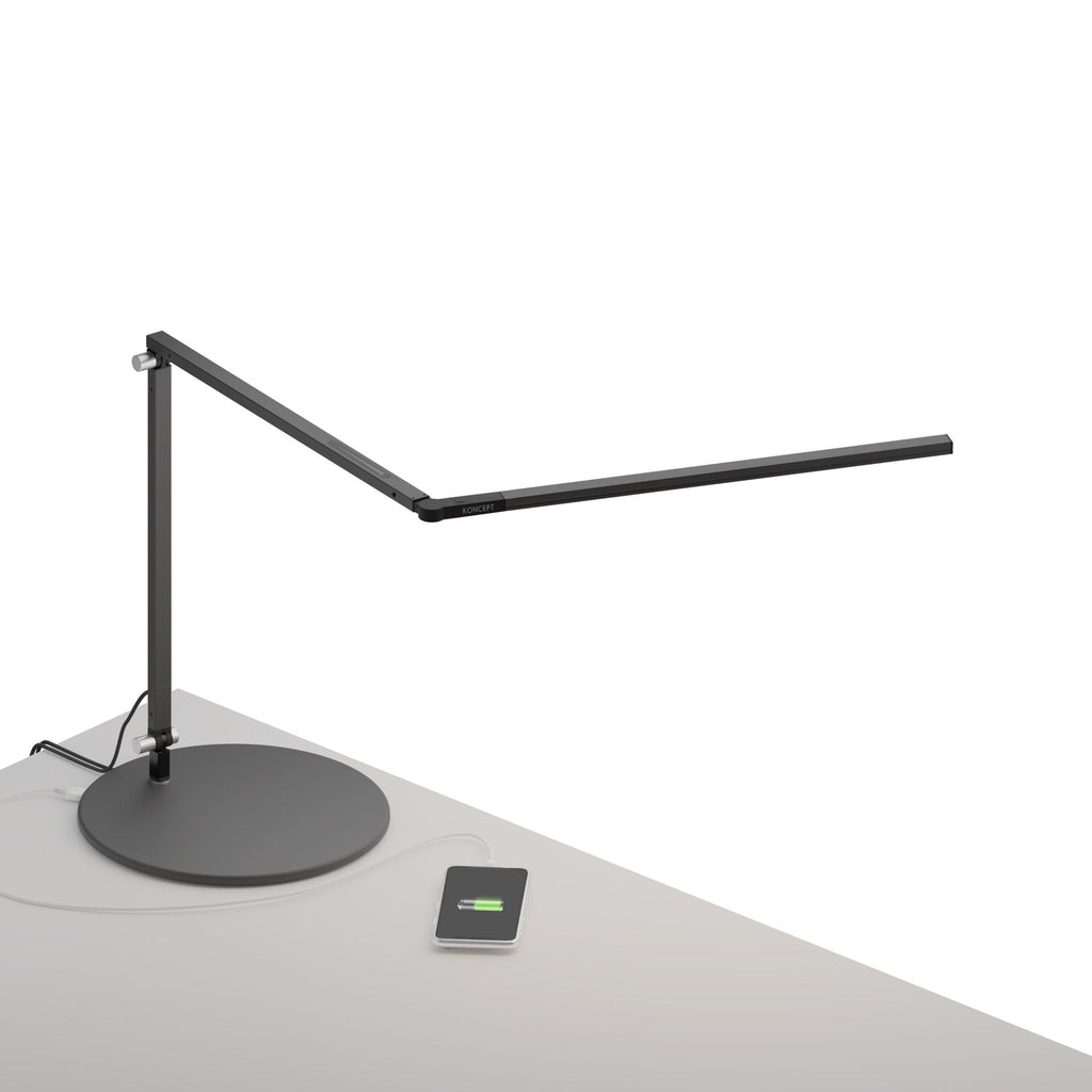 Z-Bar Slim Desk Lamp with USB Base