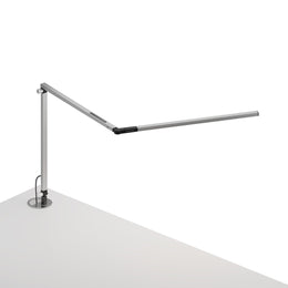 Z-Bar Slim Desk Lamp with Grommet Mount