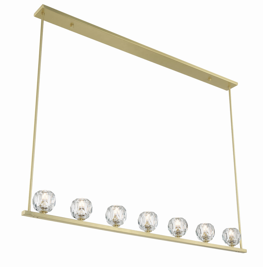 Aragon 7 Light Linear Chandelier